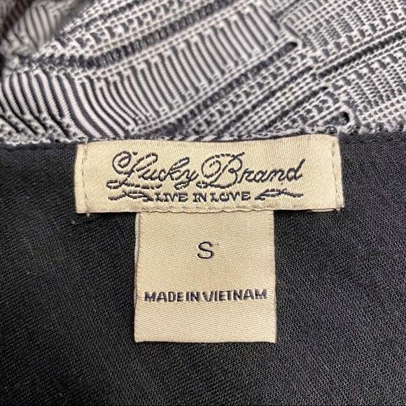 LUCKY BRAND Sleeveless V-Neck Fit-And-Flare Mini Dress Women's Small - Picture 8 of 12